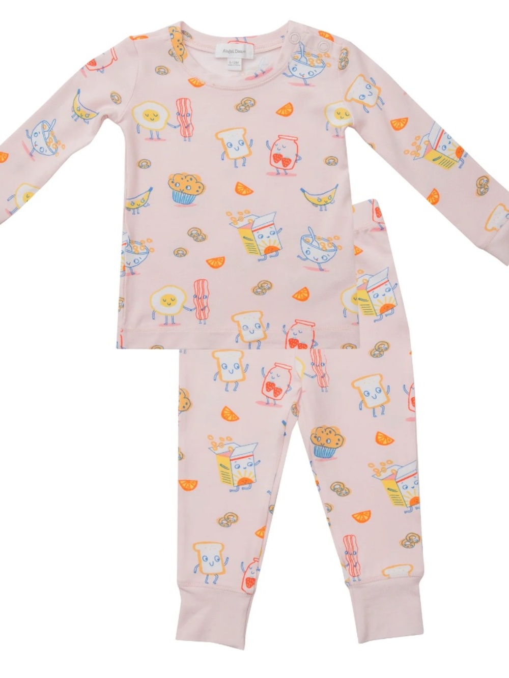 NWT Angel Dear Lounge Set Breakfast Club BAMBOO Size 8 - So Soft!